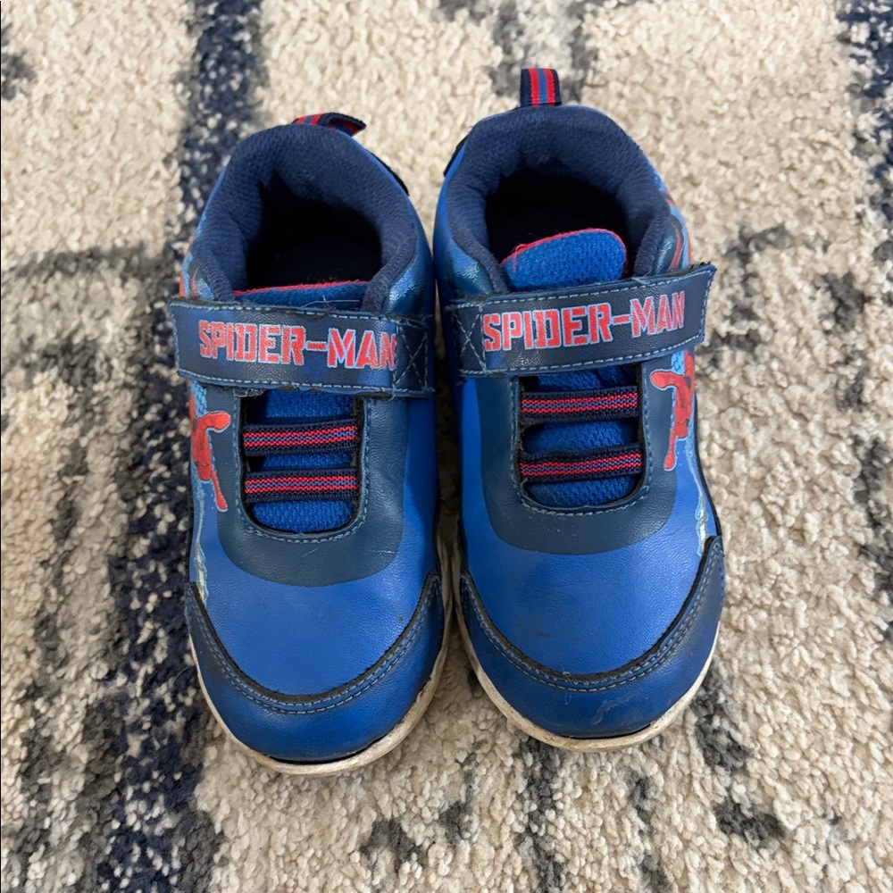 Spiderman Kids Sneakers in Blue and Red size 10